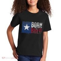 Texas State Flag Pride Born & Bred Native Home Kids T-Shirt thumb 2