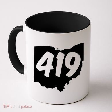 Toledo Sandusky Field 419 Area Code Ohio Cute Gift Coffee Mug