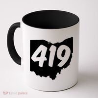 Toledo Sandusky Field 419 Area Code Ohio Cute Gift Coffee Mug thumb 0