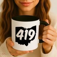 Toledo Sandusky Field 419 Area Code Ohio Cute Gift Coffee Mug thumb 3