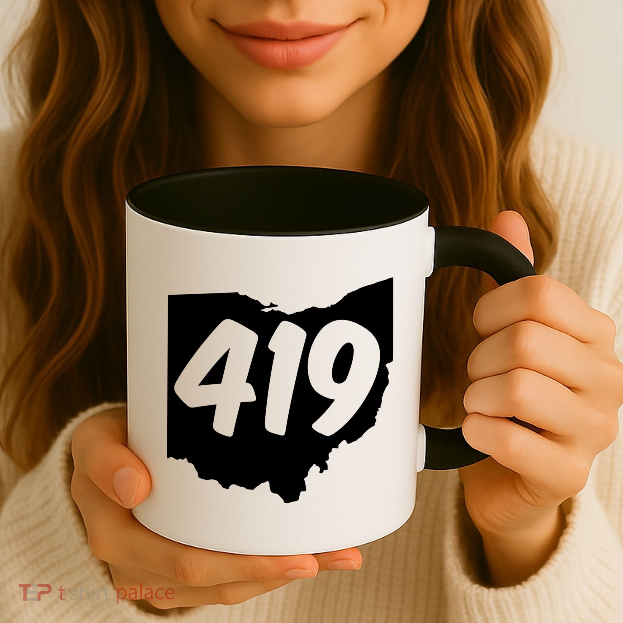 Toledo Sandusky Field 419 Area Code Ohio Cute Gift Coffee Mug