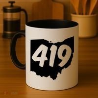 Toledo Sandusky Field 419 Area Code Ohio Cute Gift Coffee Mug thumb 4