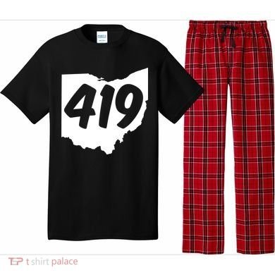 Toledo Sandusky Field 419 Area Code Ohio Cute Gift Pajama Set
