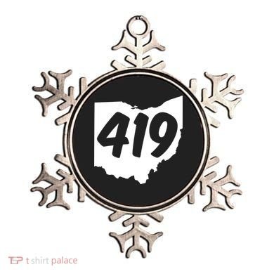 Toledo Sandusky Field 419 Area Code Ohio Cute Gift Ornament