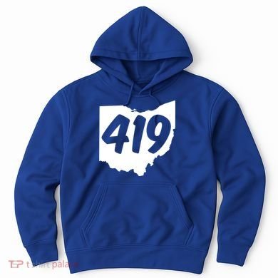 Toledo Sandusky Field 419 Area Code Ohio Cute Gift Hoodie