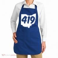 Toledo Sandusky Field 419 Area Code Ohio Cute Gift Apron thumb 2