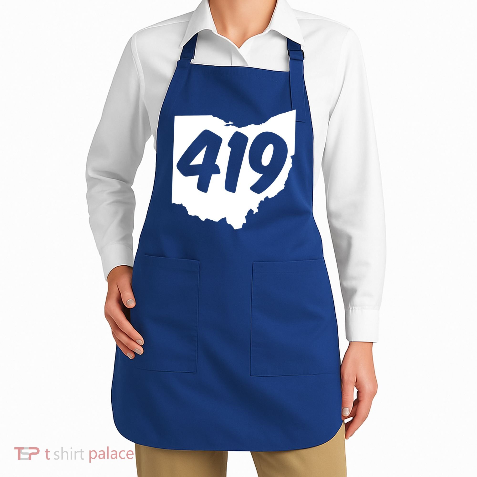 Toledo Sandusky Field 419 Area Code Ohio Cute Gift Apron