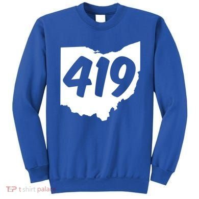 Toledo Sandusky Field 419 Area Code Ohio Cute Gift Sweatshirt