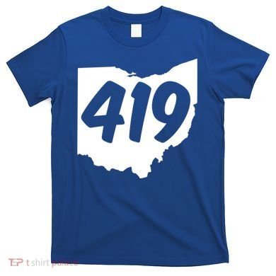 Toledo Sandusky Field 419 Area Code Ohio Cute Gift T-Shirt