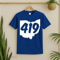 Toledo Sandusky Field 419 Area Code Ohio Cute Gift T-Shirt thumb 2