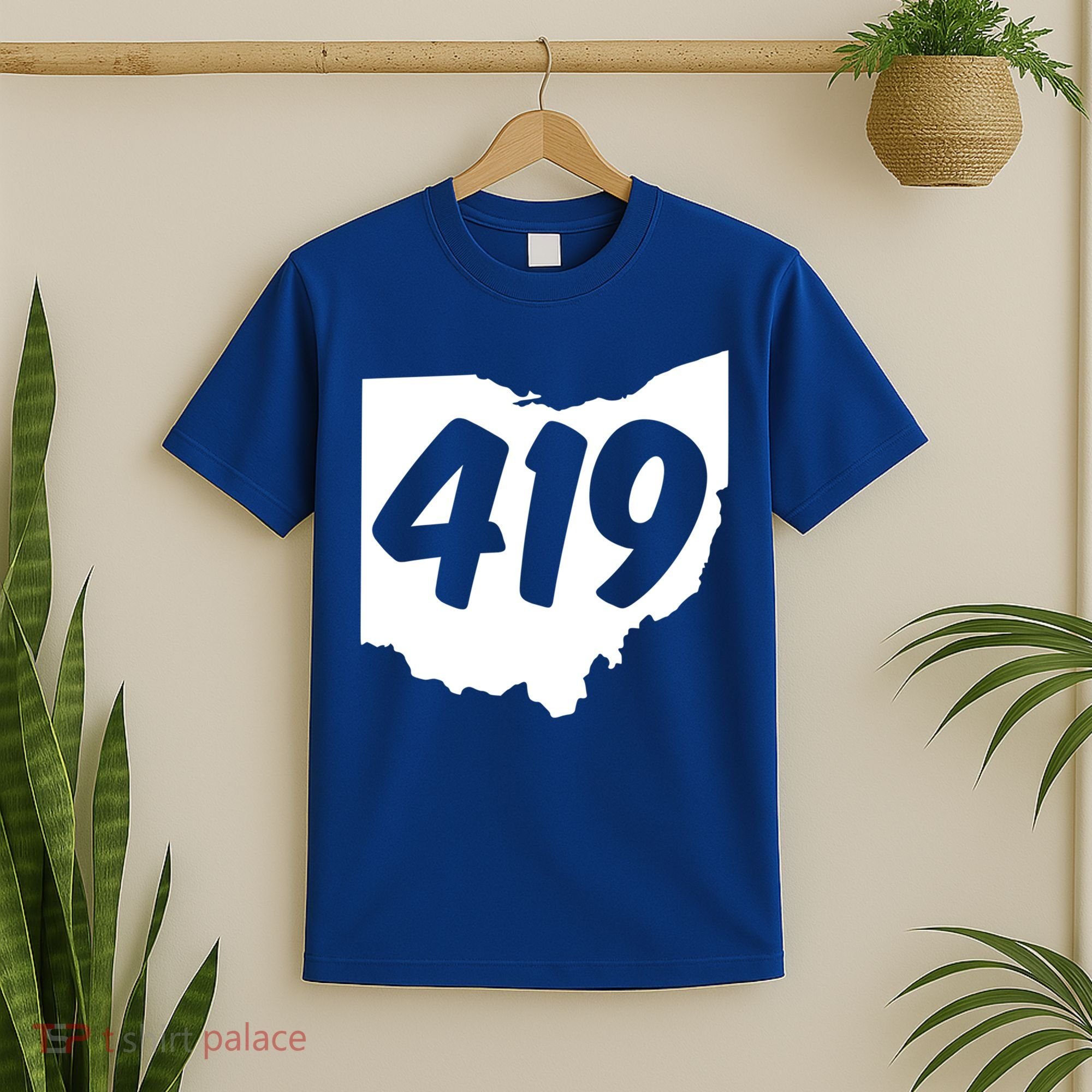 Toledo Sandusky Field 419 Area Code Ohio Cute Gift T-Shirt
