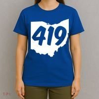 Toledo Sandusky Field 419 Area Code Ohio Cute Gift T-Shirt thumb 4