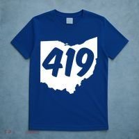 Toledo Sandusky Field 419 Area Code Ohio Cute Gift T-Shirt thumb 5