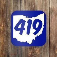 Toledo Sandusky Field 419 Area Code Ohio Cute Gift Coaster thumb 0