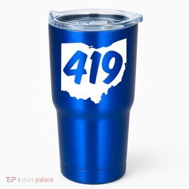 Toledo Sandusky Field 419 Area Code Ohio Cute Gift Tumbler