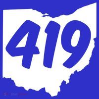 Toledo Sandusky Field 419 Area Code Ohio Cute Gift Baby Bodysuit thumb 2