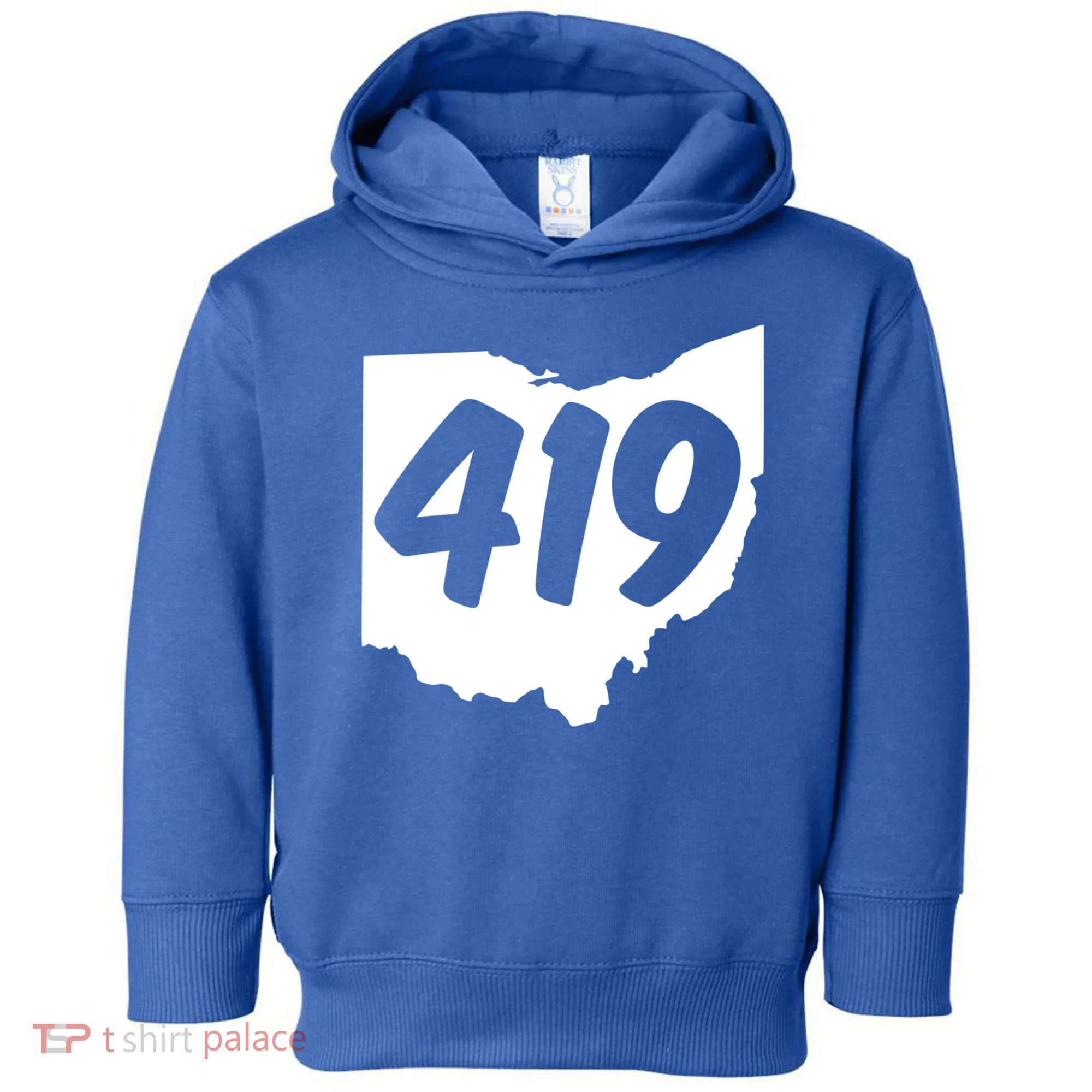 Toledo Sandusky Field 419 Area Code Ohio Cute Gift Toddler Hoodie