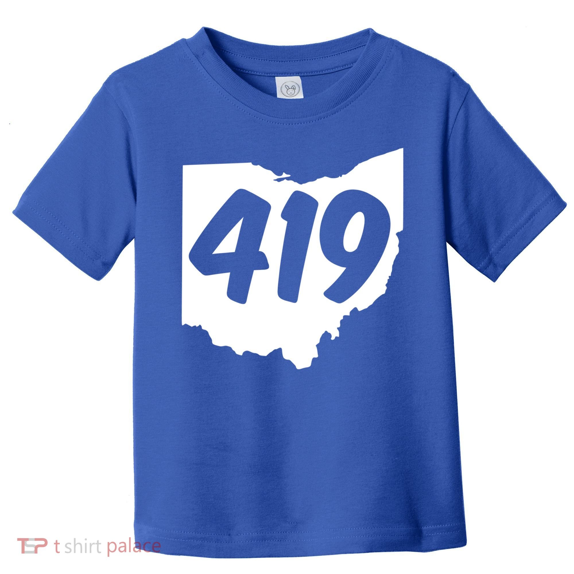 Toledo Sandusky Field 419 Area Code Ohio Cute Gift Toddler T-Shirt