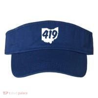 Toledo Sandusky Field 419 Area Code Ohio Cute Gift Visor thumb 0