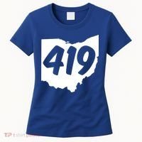 Toledo Sandusky Field 419 Area Code Ohio Cute Gift Women's T-Shirt thumb 0