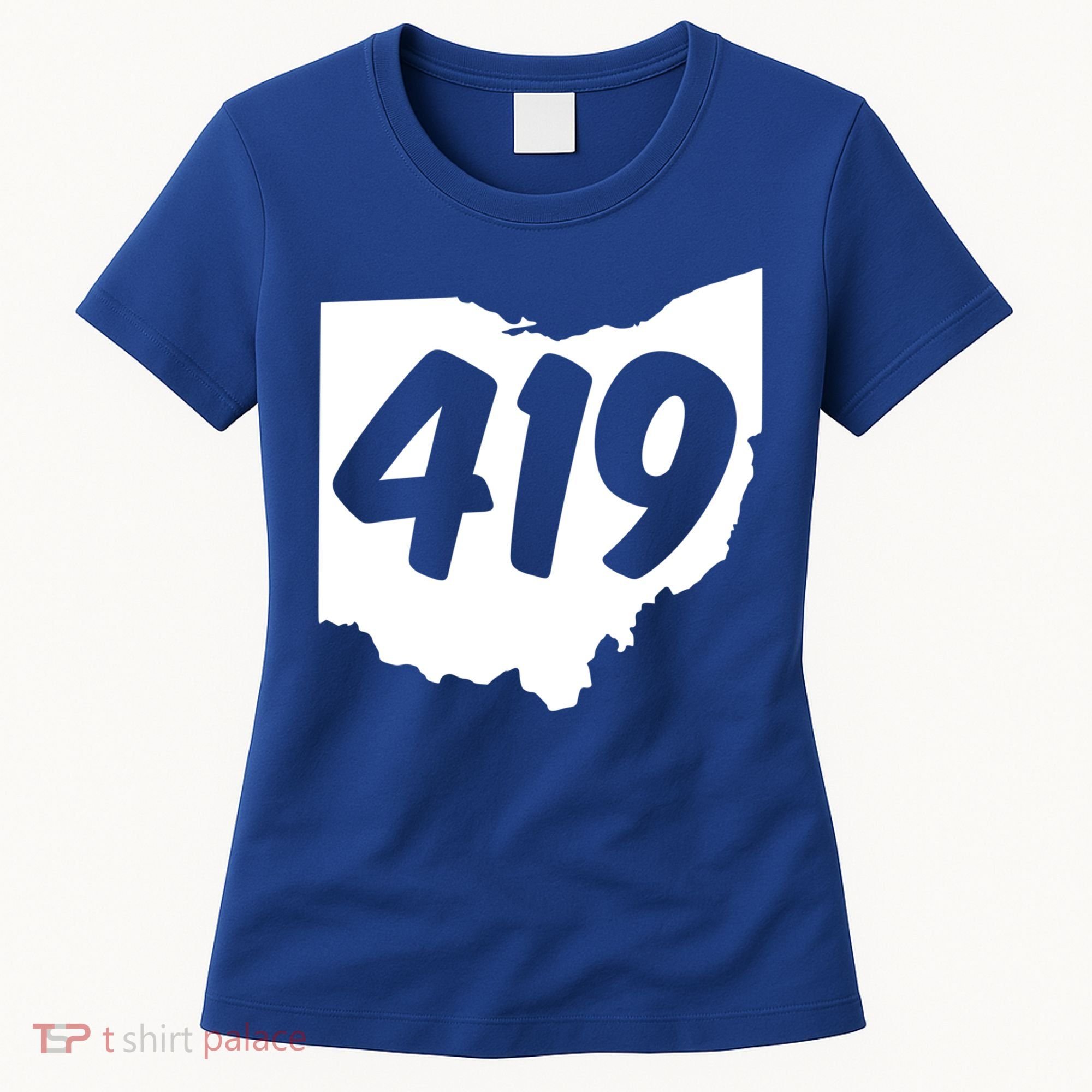 Toledo Sandusky Field 419 Area Code Ohio Cute Gift Women's T-Shirt