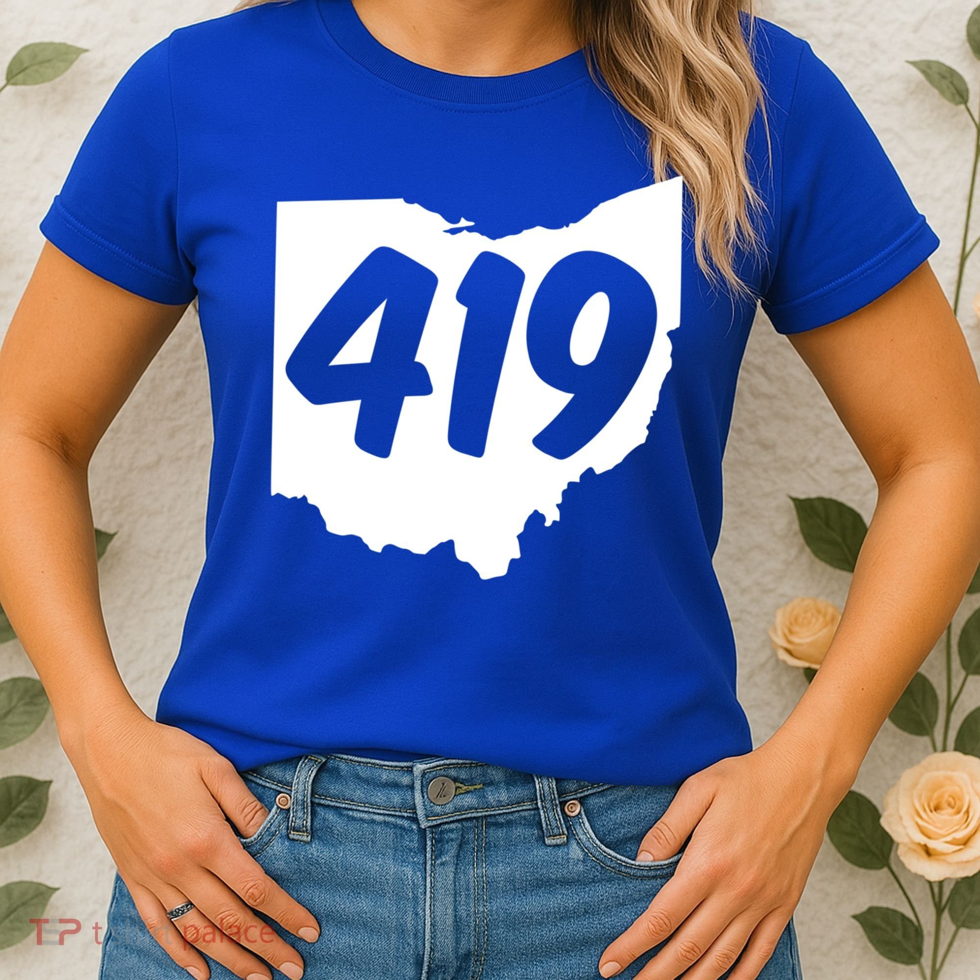 Toledo Sandusky Field 419 Area Code Ohio Cute Gift Women's T-Shirt
