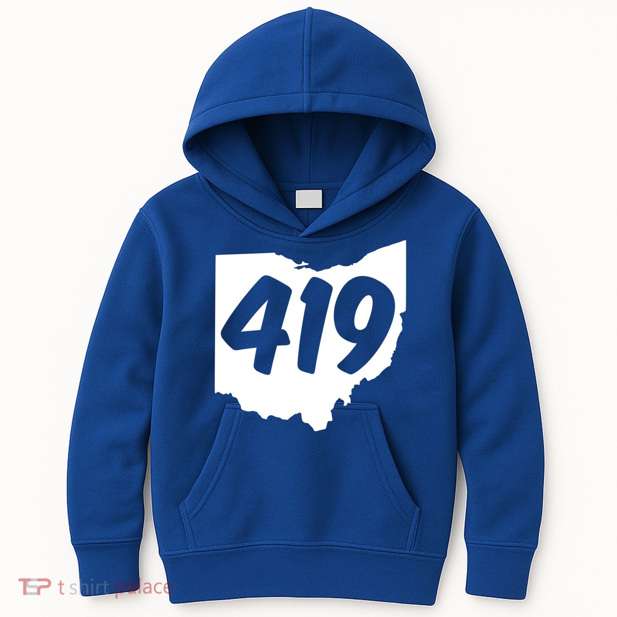 Toledo Sandusky Field 419 Area Code Ohio Cute Gift Kids Hoodie