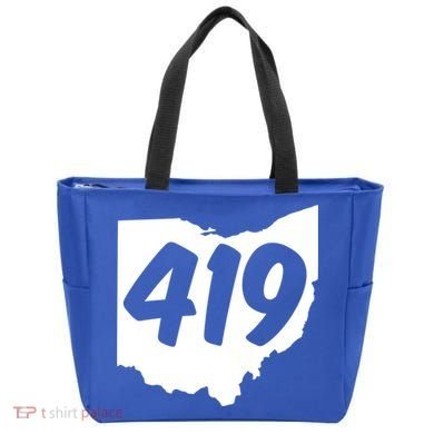 Toledo Sandusky Field 419 Area Code Ohio Cute Gift Tote Bag