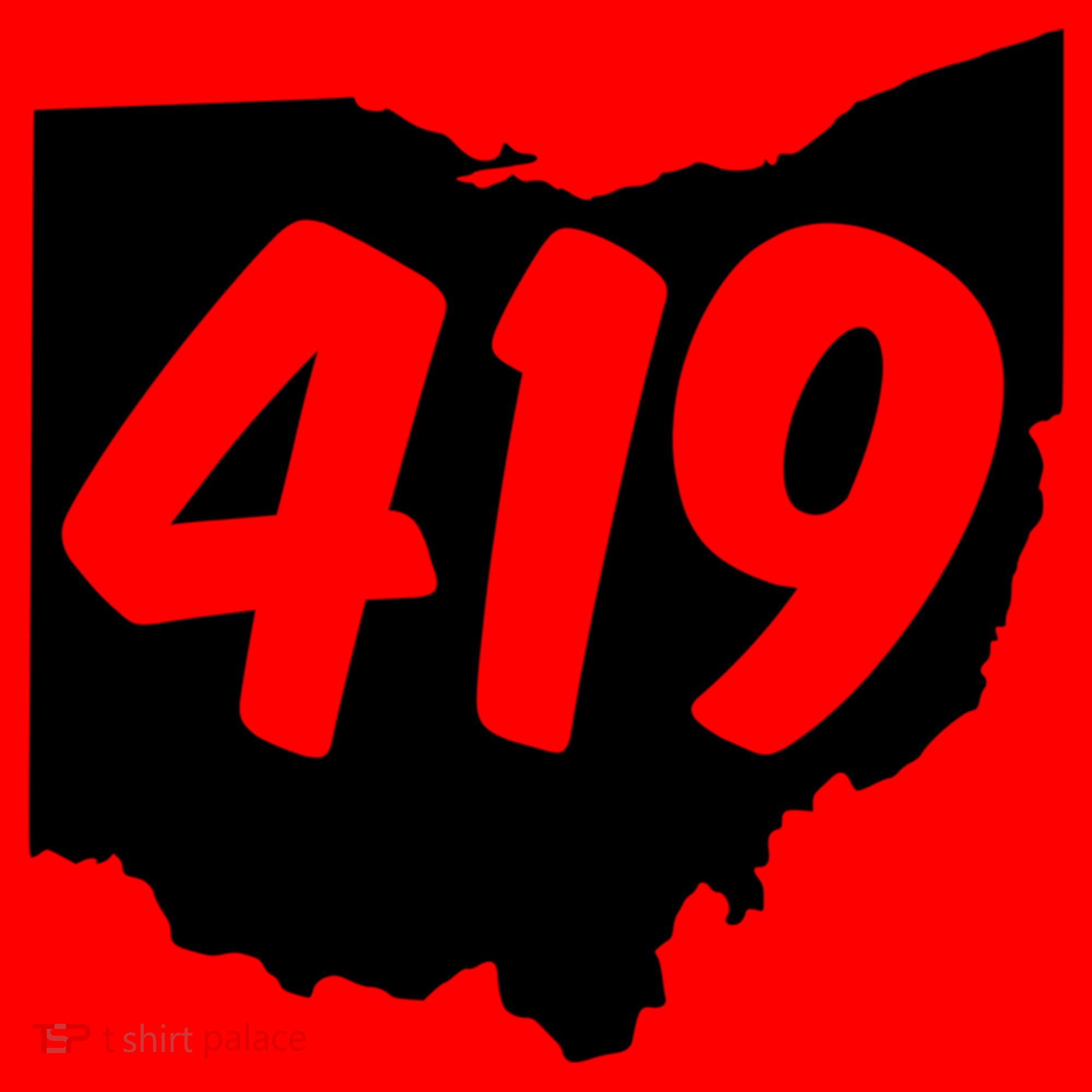 Toledo Sandusky Field 419 Area Code Ohio Cute Gift Santa Hat