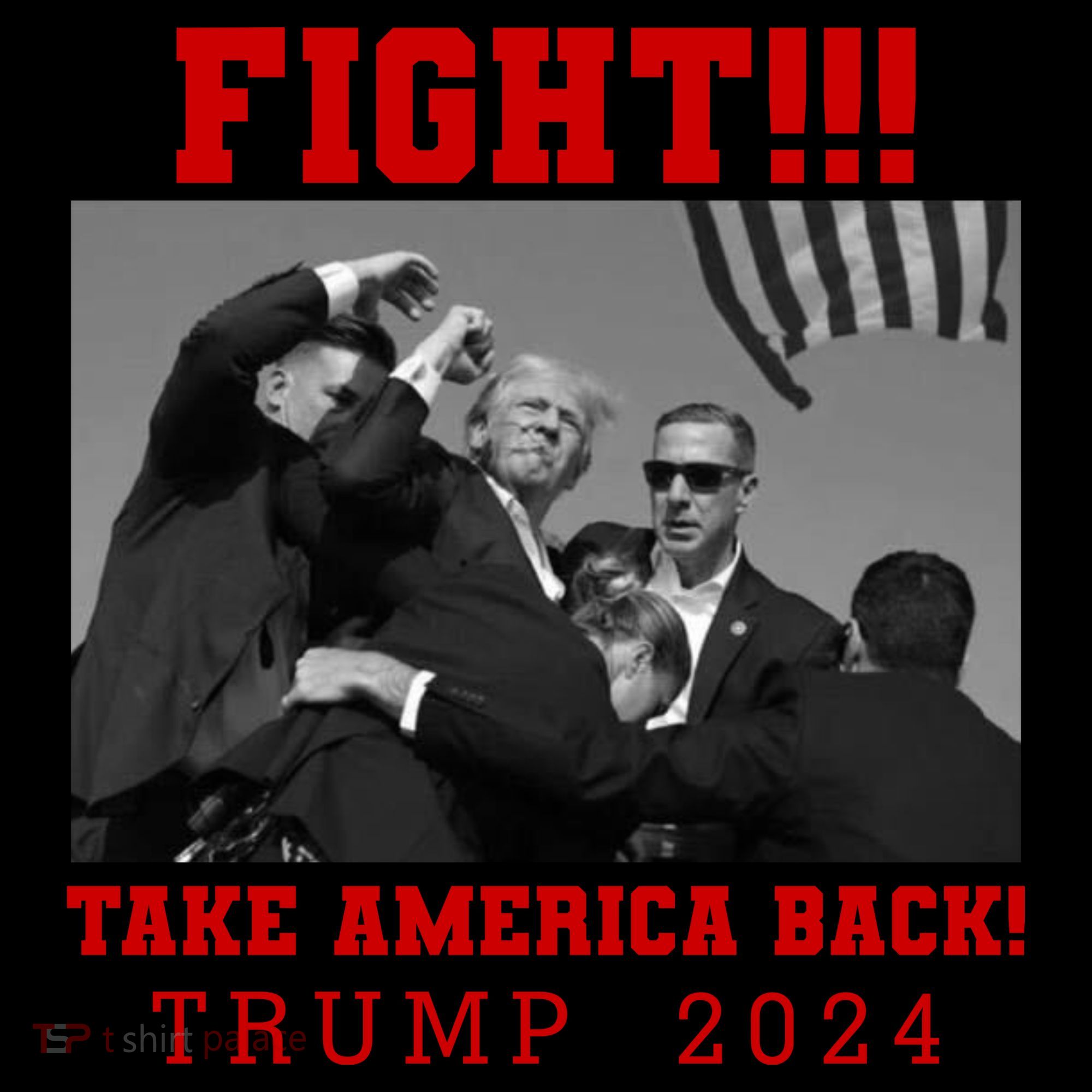 Trump Shot Fight For America Take America Back Trump 2024 Coffee Mug