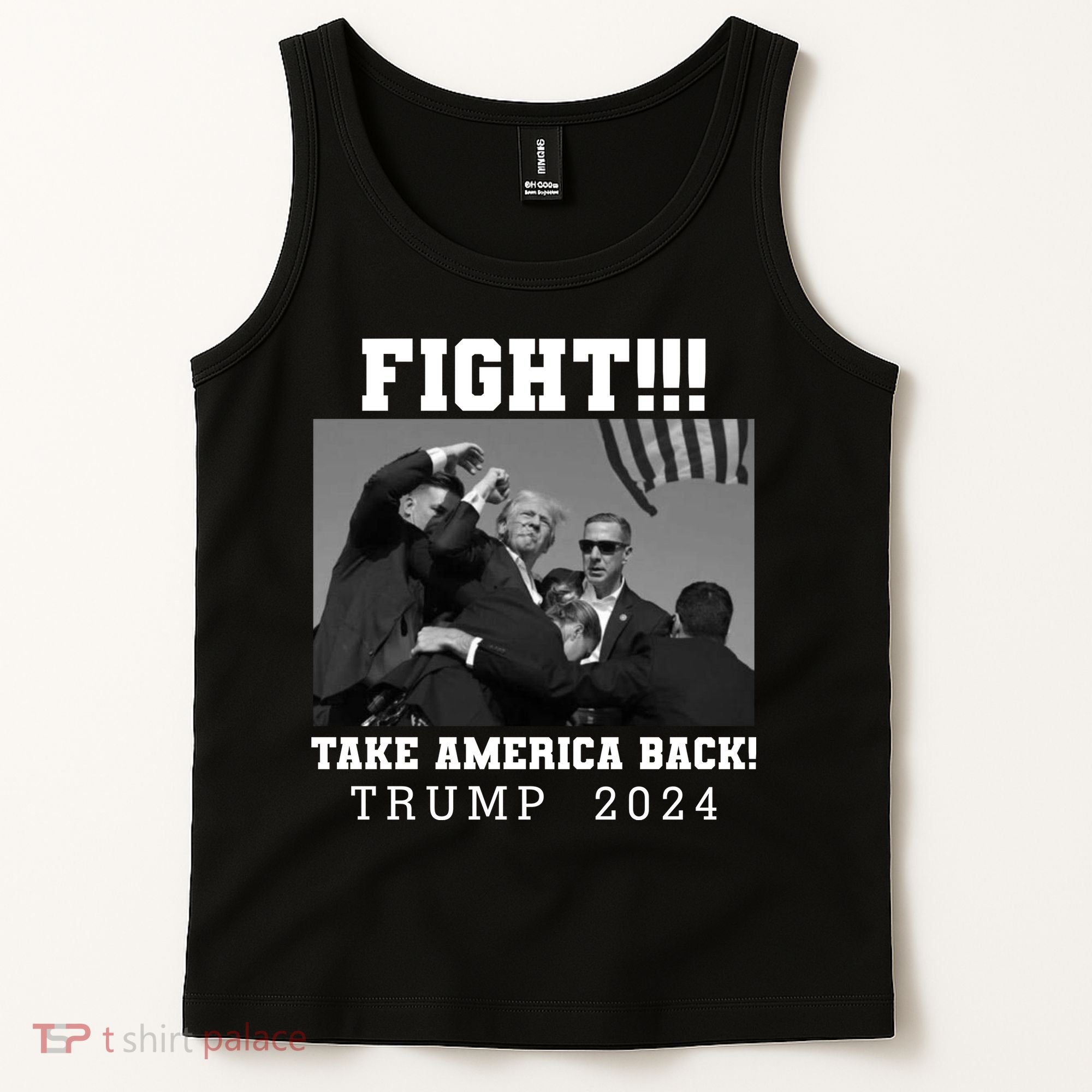 Trump Shot Fight For America Take America Back Trump 2024 Tank Top