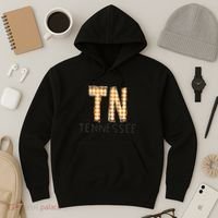 Tennessee State Flag Orange Plaid TN Hoodie thumb 3