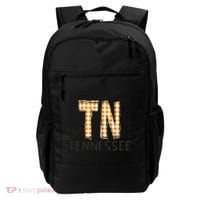 Tennessee State Flag Orange Plaid TN Backpack thumb 0