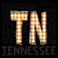 Tennessee State Flag Orange Plaid TN Pajama Set thumb 2