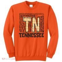 Tennessee State Flag Orange Plaid TN Sweatshirt thumb 0