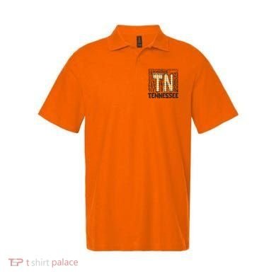 Tennessee State Flag Orange Plaid TN Polo