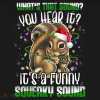 That Sound Funny Squeaky Sound Christmas Squirrel Gift Backpack thumb 2