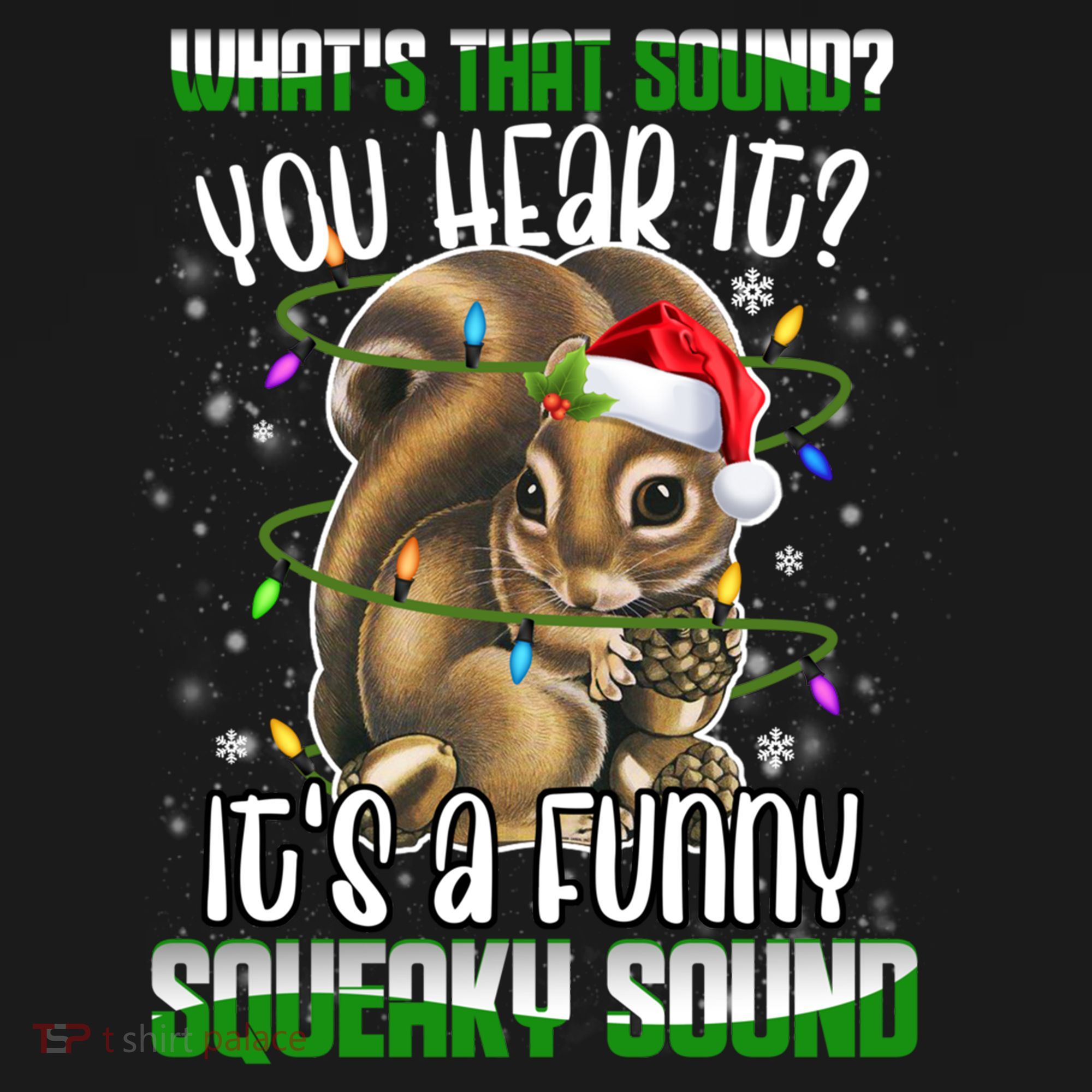 That Sound Funny Squeaky Sound Christmas Squirrel Gift Backpack
