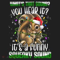 That Sound Funny Squeaky Sound Christmas Squirrel Gift Hat thumb 2