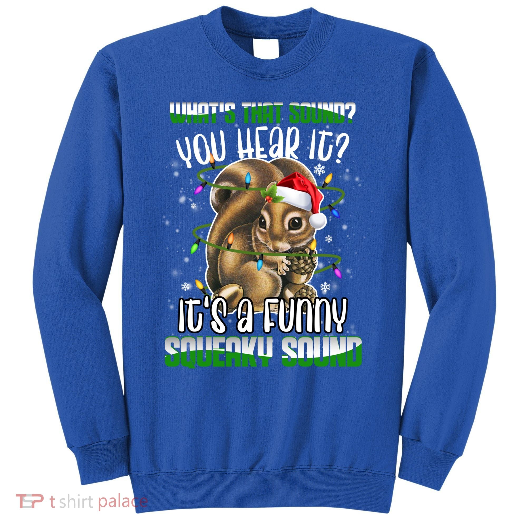 That Sound Funny Squeaky Sound Christmas Squirrel Gift Sweatshirt