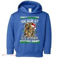 That Sound Funny Squeaky Sound Christmas Squirrel Gift Toddler Hoodie thumb 0