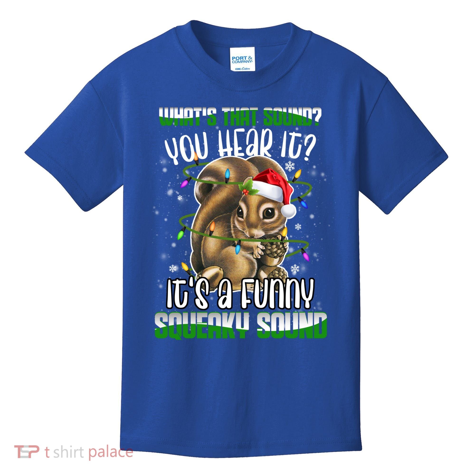 That Sound Funny Squeaky Sound Christmas Squirrel Gift Kids T-Shirt