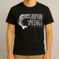 Tarpon Springs Fla. Florida Fishing Tarpon T-Shirt thumb 3