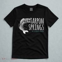 Tarpon Springs Fla. Florida Fishing Tarpon T-Shirt thumb 5