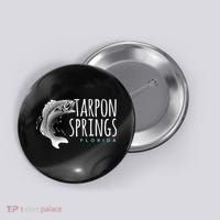 Tarpon Springs Fla. Florida Fishing Tarpon Button thumb 0