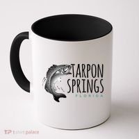 Tarpon Springs Fla. Florida Fishing Tarpon Coffee Mug thumb 0