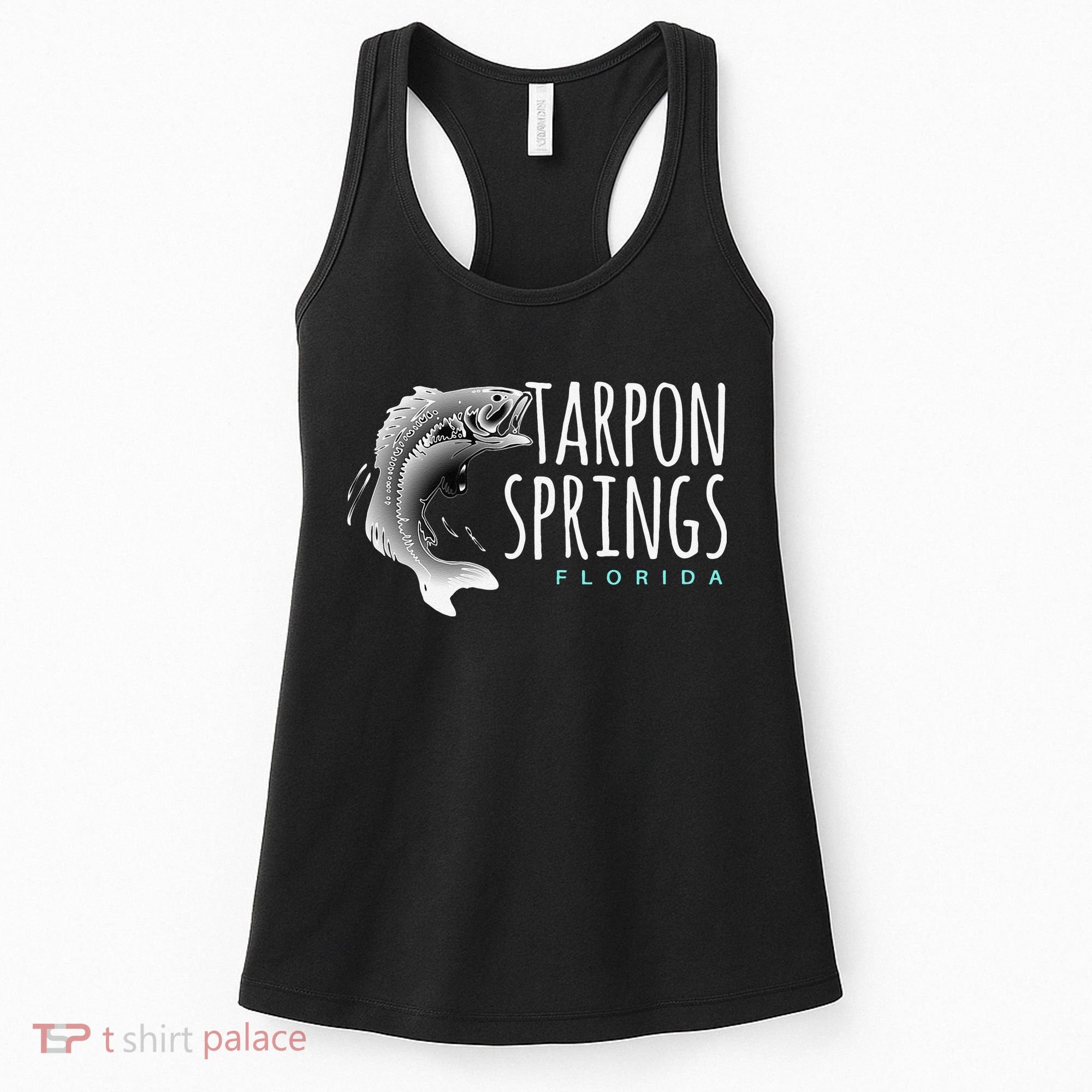 Tarpon Springs Fla. Florida Fishing Tarpon Women's Tank Top