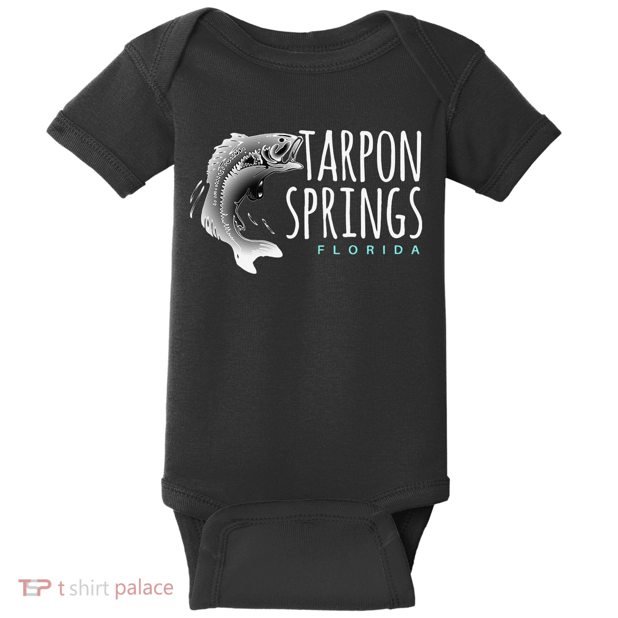 Tarpon Springs Fla. Florida Fishing Tarpon Baby Bodysuit