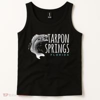 Tarpon Springs Fla. Florida Fishing Tarpon Tank Top thumb 2