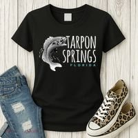 Tarpon Springs Fla. Florida Fishing Tarpon Women's T-Shirt thumb 3